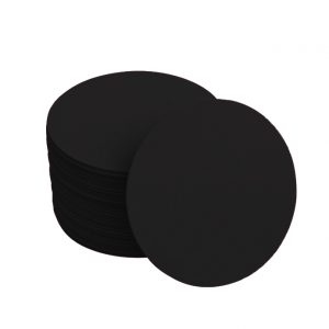 Black Circle Coasters