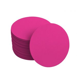 Hot Pink Circle Coasters