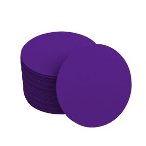 Purple Circle Coasters