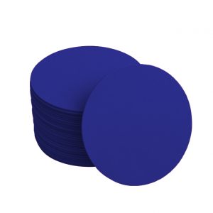 Relax Blue Circle Coasters
