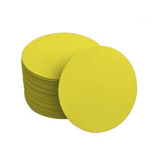 Yellow Circle Coasters