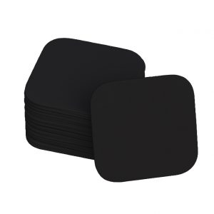 Black Square Coasters
