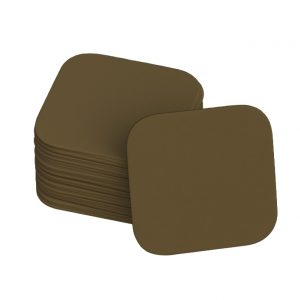 Brown Square Coasters