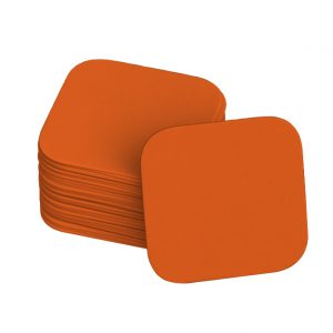 Orange Square Coasters