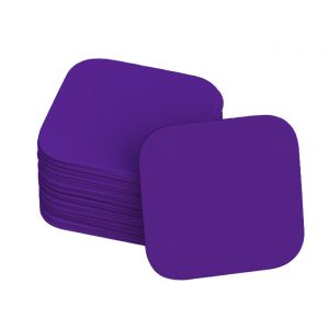 Purple Square Coasters
