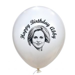 custom printed 11 inch white latex balloon
