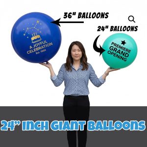 24in Custom Printed Giant Balloons (Latex)