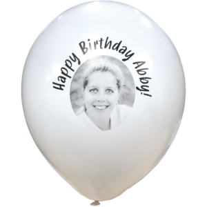 Example Custom Photo Balloon for Birthdays