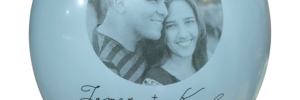 Custom Photo Balloon for Weddings Example