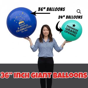 36in Custom Printed Jumbo Balloons (Latex)