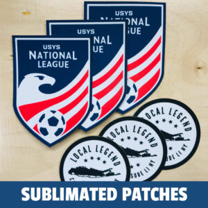custom sublimated patches