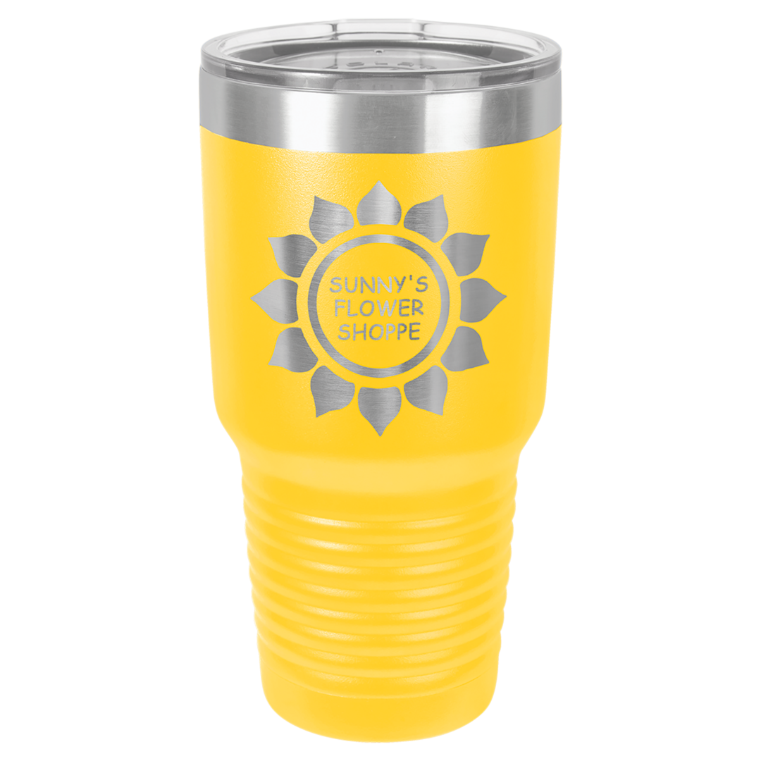 30oz tumbler yellow