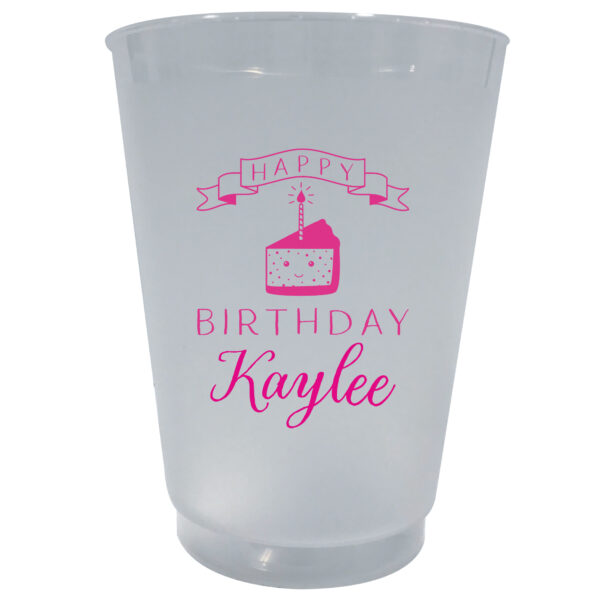 personalized 12 ounce frost flex cup