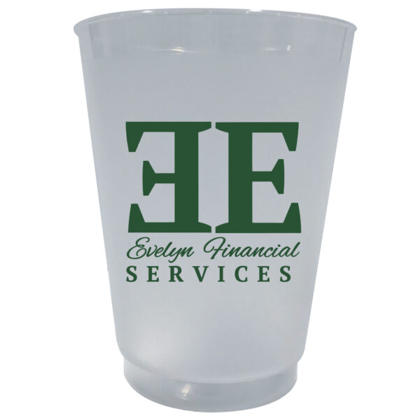 personalized 12 ounce frost flex cup