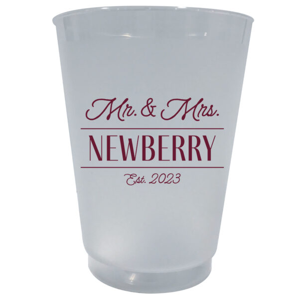 personalized 12 ounce frost flex cup