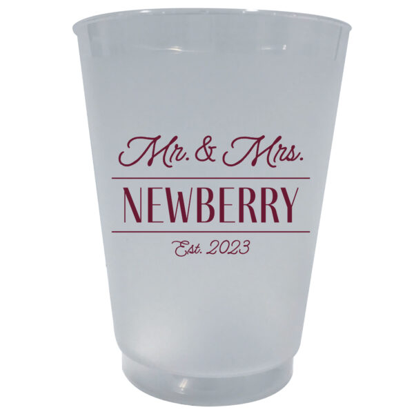 personalized 12 ounce frost flex cup