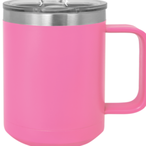 hot pink mug