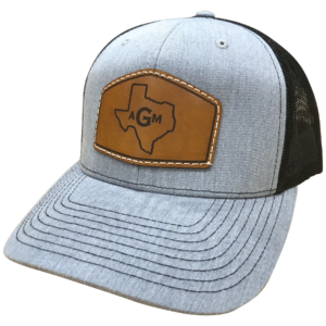 Custom Leather Patches on Trucker Hats