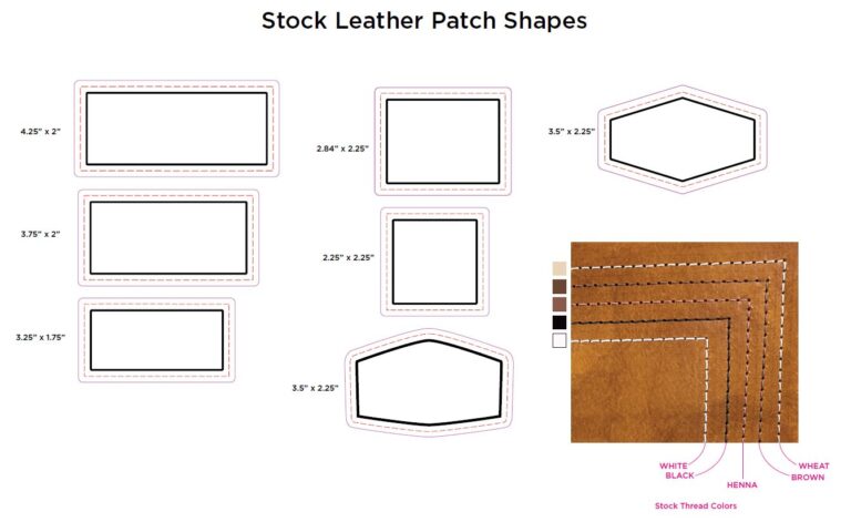 Leather Patch Shapes