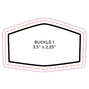 Buckle #1 - 3.5" x 2.25"