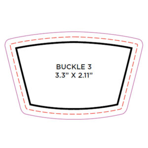 Buckle #3 - 3.3" x 2.11"