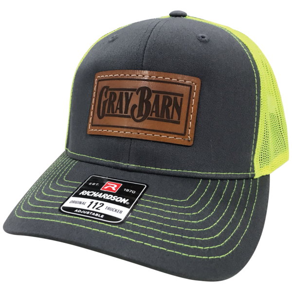 Custom Leather Patches on Trucker Hats - Image 6