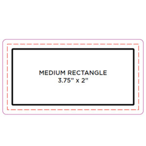 Medium Rectangle - 3.75" x 2"