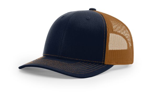 Navy & Caramel