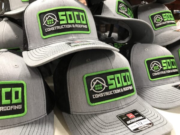 Custom Embroidered Patches on Trucker Hats - Image 3