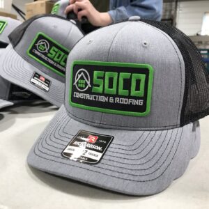 Custom Embroidered Patches on Trucker Hats