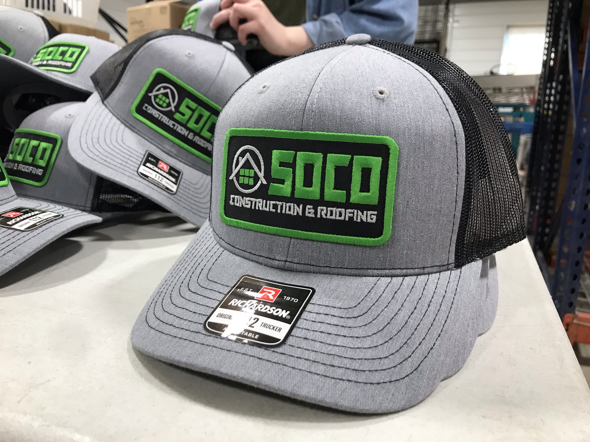 Custom Embroidered Patches on Trucker Hats