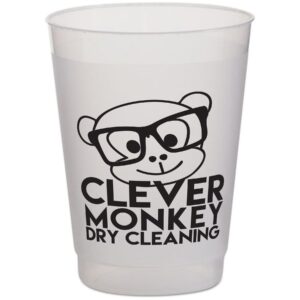 10oz Tall Unbreakable Translucent Frosted Cups