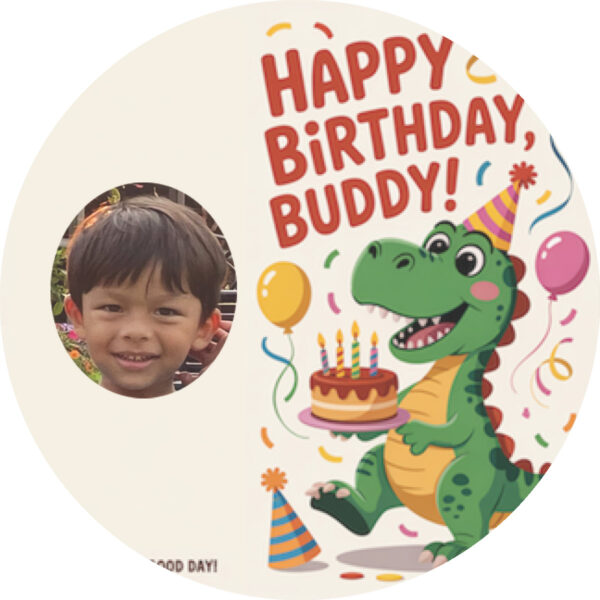 18in Dinosaur Photo Balloons (Foil) - Image 9