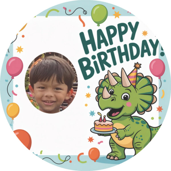 18in Dinosaur Photo Balloons (Foil) - Image 7