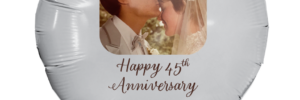 Custom Mylar Photo Balloon for Wedding Anniversary