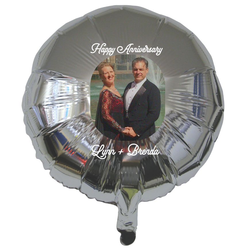 Full Color Photo Balloon for Wedding Anniversary