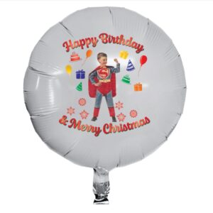 Custom Printed Christmas Birthday Balloon