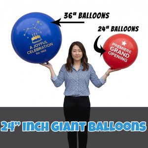 24in Custom Printed Giant Balloons (Latex)