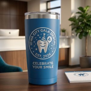 20oz Stainless Steel Tumblers for Dental Offices