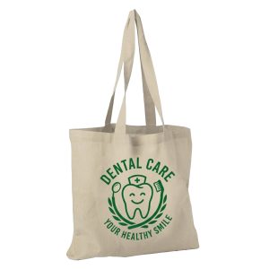 15" Cotton Tote (Natural) for Dental Offices
