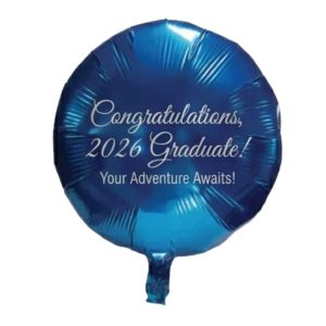 18" Custom Round Foil / Mylar Graduation Balloons