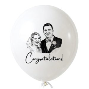 11in Photo Balloons (Latex) for Weddings