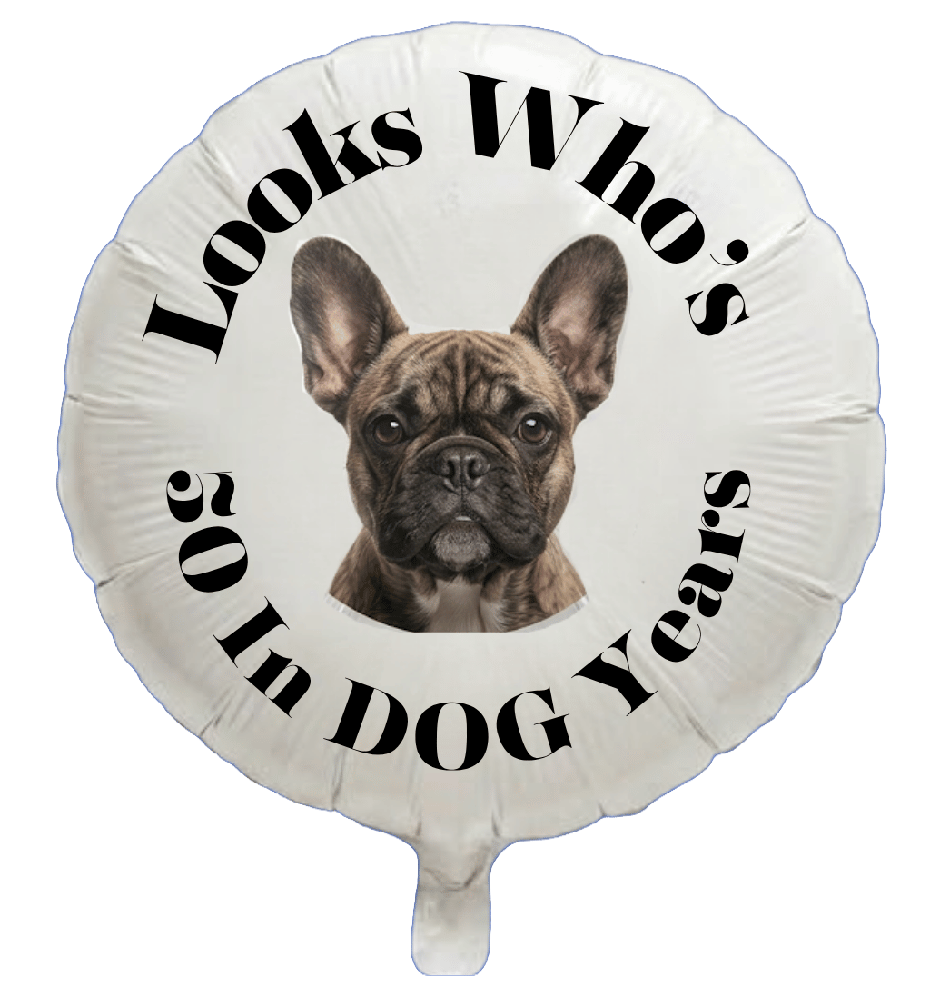 18in Pet Birthday Photo Balloons (Foil - Full Color)