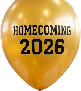 custom 11inch latex balloons for homecoming and school spirit events