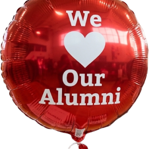 18 inch round foil balloon for homecoming and other school events