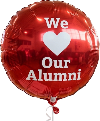 18 inch round foil balloon for homecoming and other school events